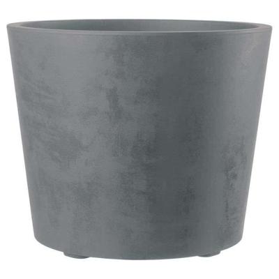 Bloempot - DEROMA - Millennium R - Asgrijs - Zelfbewaterend - Wielen - 59 cm