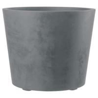 Bloempot - DEROMA - Millennium R - Asgrijs - Zelfbewaterend - Wielen - 59 cm