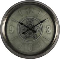 Klok ro Lotte silver D63 cm - Decostar