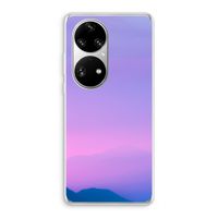 Sunset pastel: Huawei P50 Pro Transparant Hoesje Sunset pastel: Huawei P50 Pro Transparant Hoesje