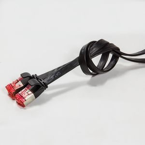 LogiLink CF2083S RJ45 Netwerkkabel, patchkabel CAT 6 U/FTP 7.50 m Zwart Vergulde steekcontacten 1 stuk(s)