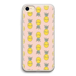 Ananas: iPhone 7 Transparant Hoesje