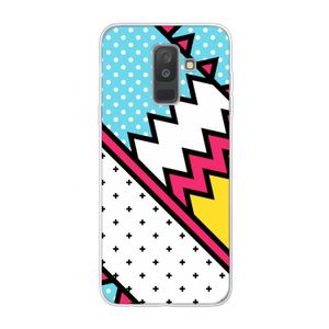 Pop Art #2: Samsung Galaxy A6 Plus (2018) Transparant Hoesje