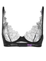 Maison Close soutien-gorge bordé de dentelle - Noir - thumbnail