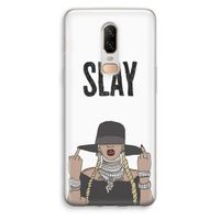 Slay All Day: OnePlus 6 Transparant Hoesje