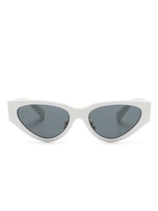 Miu Miu Eyewear lunettes de soleil à monture papillon - Blanc