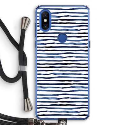 Verrassende lijnen: Xiaomi Mi Mix 3 Transparant Hoesje met koord