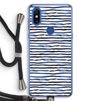 Verrassende lijnen: Xiaomi Mi Mix 3 Transparant Hoesje met koord Verrassende lijnen: Xiaomi Mi Mix 3 Transparant Hoesje met koord