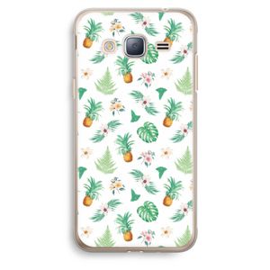 Ananas bladeren: Samsung Galaxy J3 (2016) Transparant Hoesje
