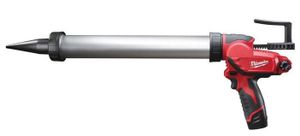 Milwaukee M12 PCG/600A-201B kit-/lijmpistool met 600ml aluminium patroonhouder - 4933441670