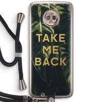 Take me back: Motorola Moto G6 Transparant Hoesje met koord