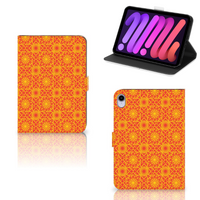 iPad Mini 6 (2021) Tablet Hoes Batik Oranje