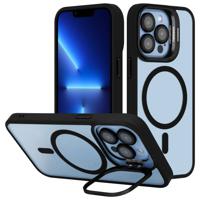 Cadorabo Hoesje geschikt voor Apple iPhone 12 / 12 PRO Case in Zwart geschikt voor MagSafe met cameralensbescherming - thumbnail