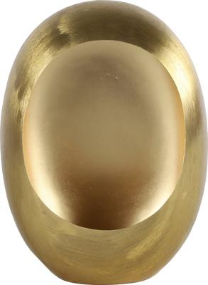 Theelichthouder Eggy goud M - Decostar