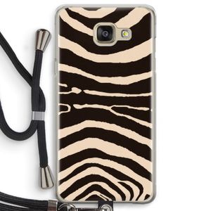 Arizona Zebra: Samsung Galaxy A5 (2016) Transparant Hoesje met koord