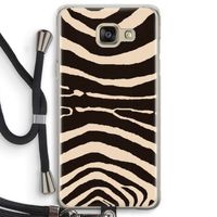 Arizona Zebra: Samsung Galaxy A5 (2016) Transparant Hoesje met koord