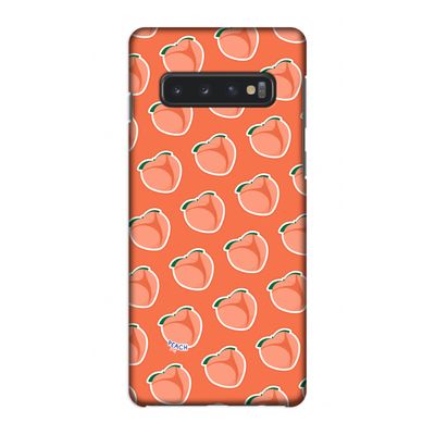 Just peachy: Samsung Galaxy S10 4G Volledig Geprint Hoesje