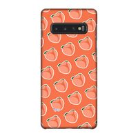 Just peachy: Samsung Galaxy S10 4G Volledig Geprint Hoesje