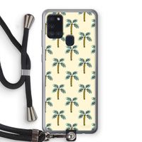 Paradise: Samsung Galaxy A21s Transparant Hoesje met koord Paradise: Samsung Galaxy A21s Transparant Hoesje met koord