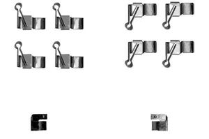 Accessoireset, schijfremblok 1238Q