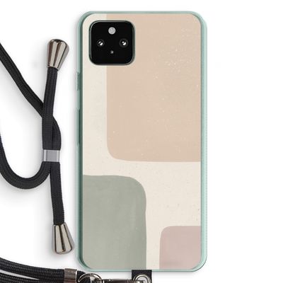Geo #7: Pixel 5a 5G Transparant Hoesje met koord