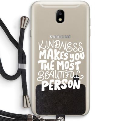 The prettiest: Samsung Galaxy J7 (2017) Transparant Hoesje met koord