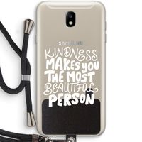 The prettiest: Samsung Galaxy J7 (2017) Transparant Hoesje met koord