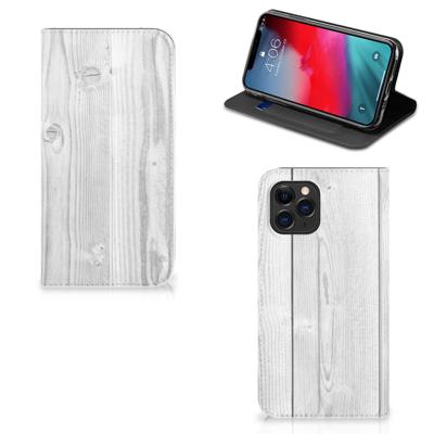 Apple iPhone 11 Pro Book | Wallet Case | White Wood
