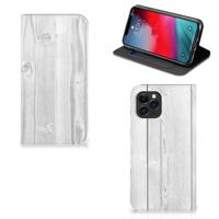 Apple iPhone 11 Pro Book | Wallet Case | White Wood