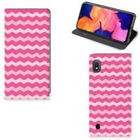 Samsung Galaxy A10 | Hoesje met Magneet | Waves Pink