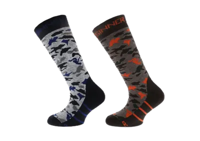 Sinner Ski Sokken Camo - Double Pack