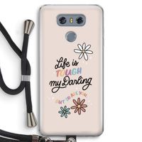 Tough Life: LG G6 Transparant Hoesje met koord
