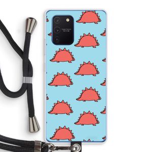 Dinosawrr: Samsung Galaxy Note 10 Lite Transparant Hoesje met koord