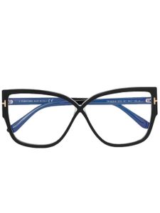 TOM FORD Eyewear lunettes de vue à monture papillon - Noir