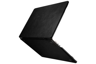 NorthLife MacBook Pro 14 inch (2021-2024) Leren cover hoes - case - Zwart