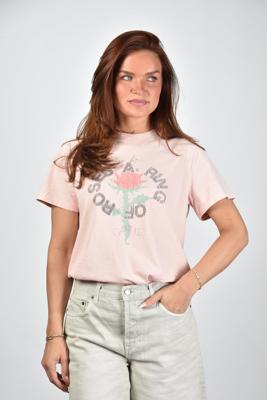 Ganni t-shirt A1050152 peachskin