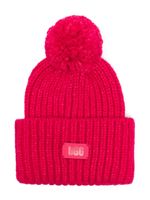 UGG Kids logo-patch pompom beanie - Rose - thumbnail