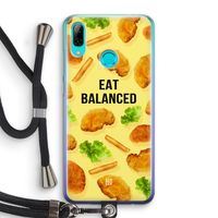 Eat Balanced: Huawei P Smart (2019) Transparant Hoesje met koord