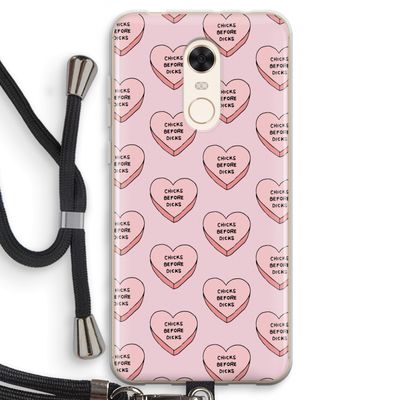 Chicks before dicks: Xiaomi Redmi 5 Transparant Hoesje met koord