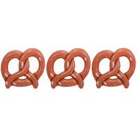 3x Opblaasbare pretzels 45 cm Oktoberfest versiering