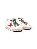 Golden Goose Kids baskets lacées à patch étoile - Blanc
