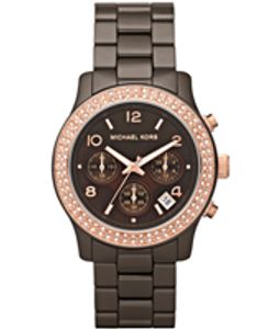 Horlogeband Michael Kors MK5517 Keramiek Bruin 20mm