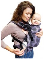 Kinder Hop draagzak Multi Grow Carrier Marine katoen blauw - thumbnail