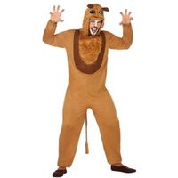 Dierenpak verkleed kostuum leeuw voor volwassenen - thumbnail