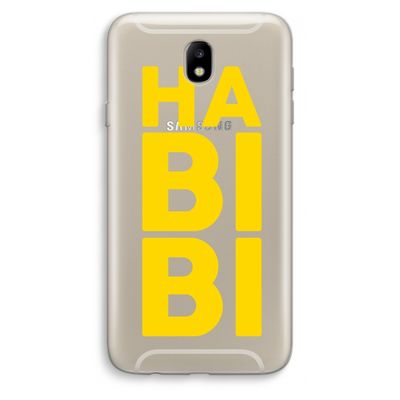 Habibi Blue: Samsung Galaxy J7 (2017) Transparant Hoesje