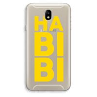 Habibi Blue: Samsung Galaxy J7 (2017) Transparant Hoesje