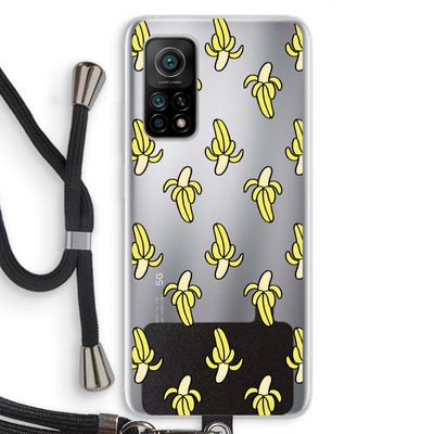 Bananas: Xiaomi Mi 10T 5G Transparant Hoesje met koord