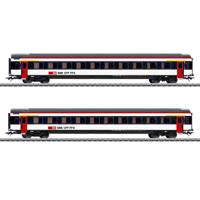 Märklin 42154 H0 2-delige set personenrijtuigen EW IV van de SBB