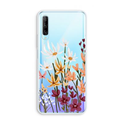 Painted wildflowers: Huawei P Smart Pro Transparant Hoesje