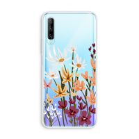 Painted wildflowers: Huawei P Smart Pro Transparant Hoesje